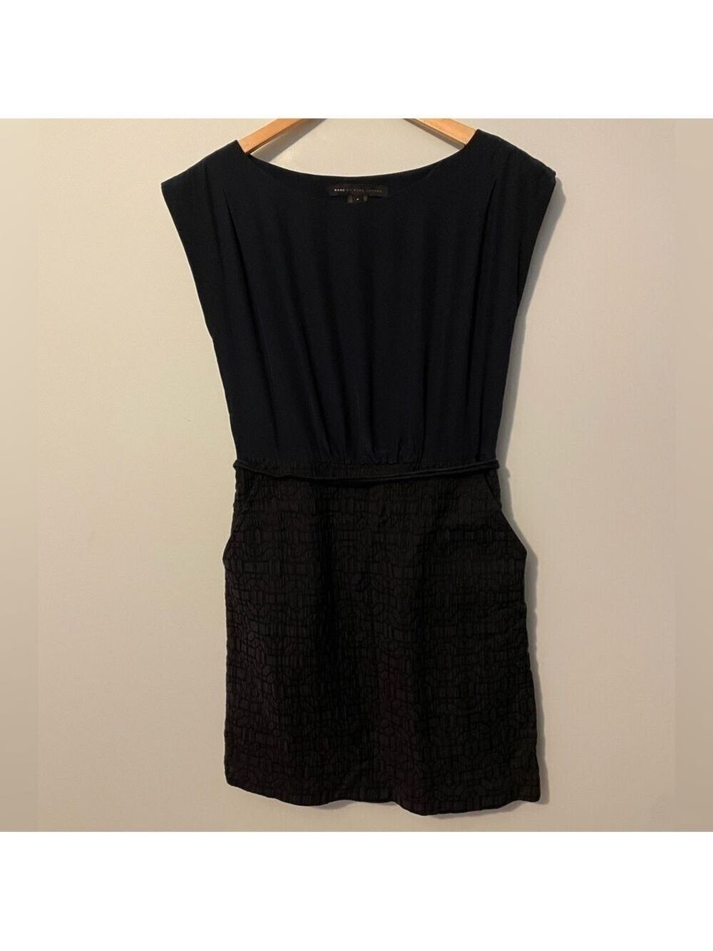 Marc by Marc Jacobs Dress Navy & Black Size 4 - Picture 2 of 12
